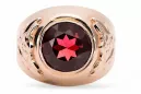 Ring Vintage Jewlery Ruby Original Vintage 14K Rose Gold vrc078r